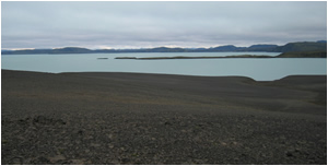 Stausee Thorisvatn im Süden der Sprengisandur