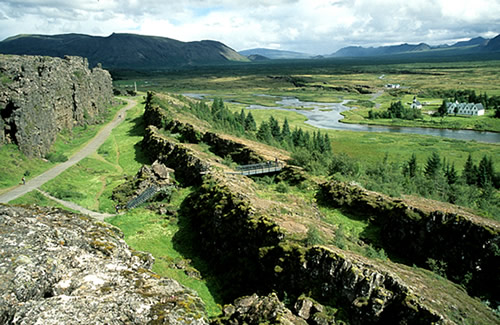 Thingvellir Allmännerschlucht