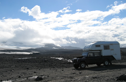 vor dem Langjökull