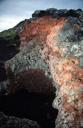 Lava an der Laki Spalte