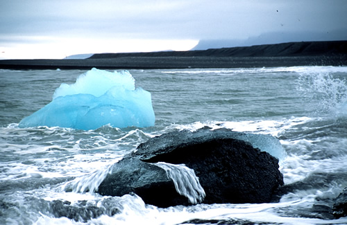 Atlantikküste bei Jökulsarlón