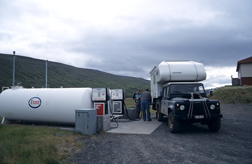 Tankstelle an der F-910