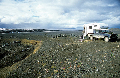 Stellplatz im Kverkjöll