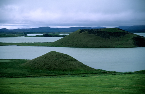 Pseudokrater am Myvatn