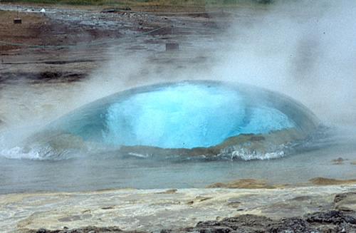 Ausbruch des Strokkur